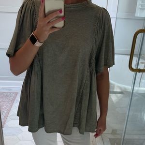 Olive Geeen Top